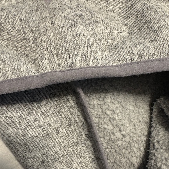 L.L. Bean Sweater Fleece Pullover Gray M Camping Hiking Gorpcore Outdoors Trail - Picture 10 of 13